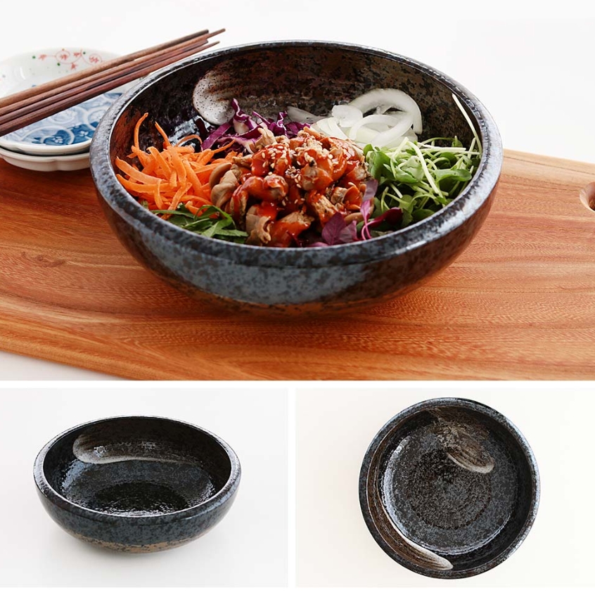 도자기 냉면기 일본 면기 우동 비빔밥 덮밥 일식 넓은 그릇 02 츠우톤 면기 이미지 8