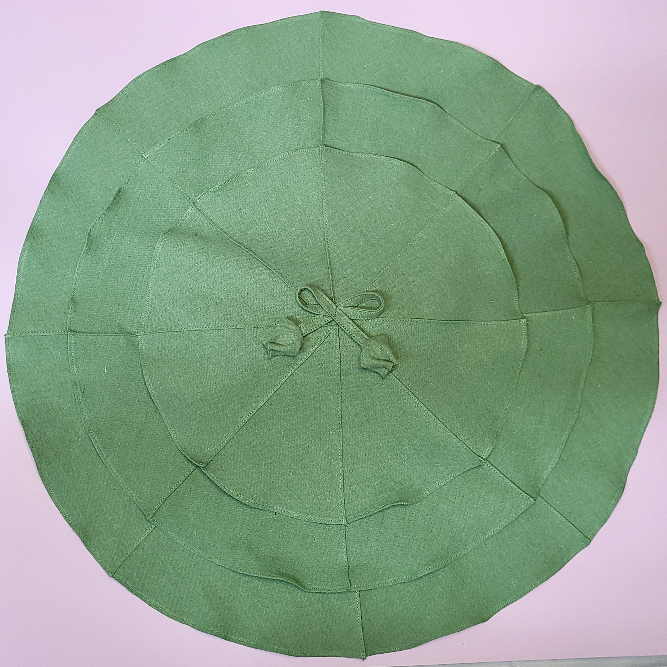 린넨 연잎다포 초록 지름 30cm 40cm 50cm 엄마의주머니 천아트반제품 - 상세 이미지 5