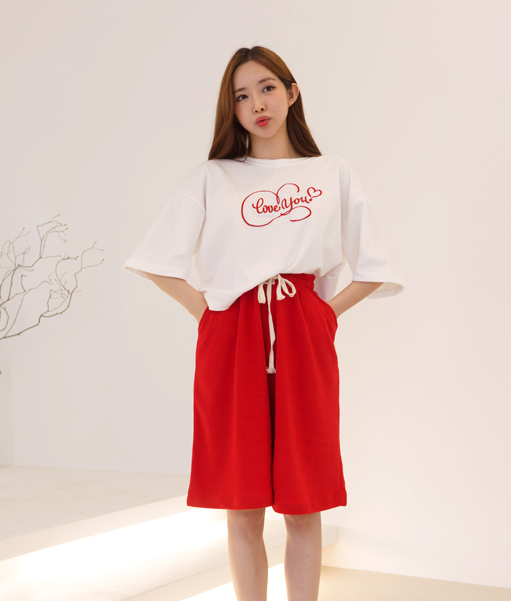 스마일패치 스트링 밴딩  트레이닝 5부 반바지 여름 이미지 2