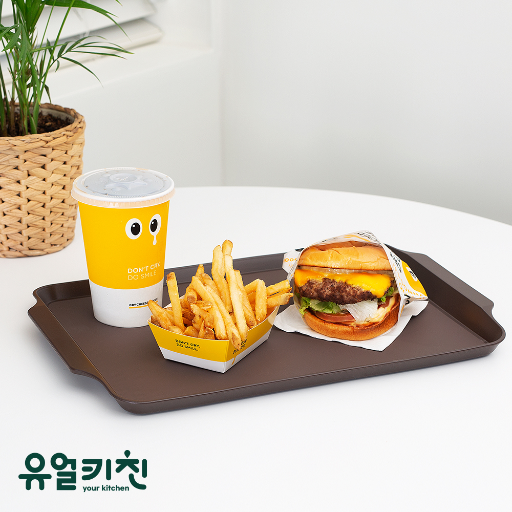 논슬립 패스트푸드 쟁반 카페 트레이 업소용 - 상품 이미지