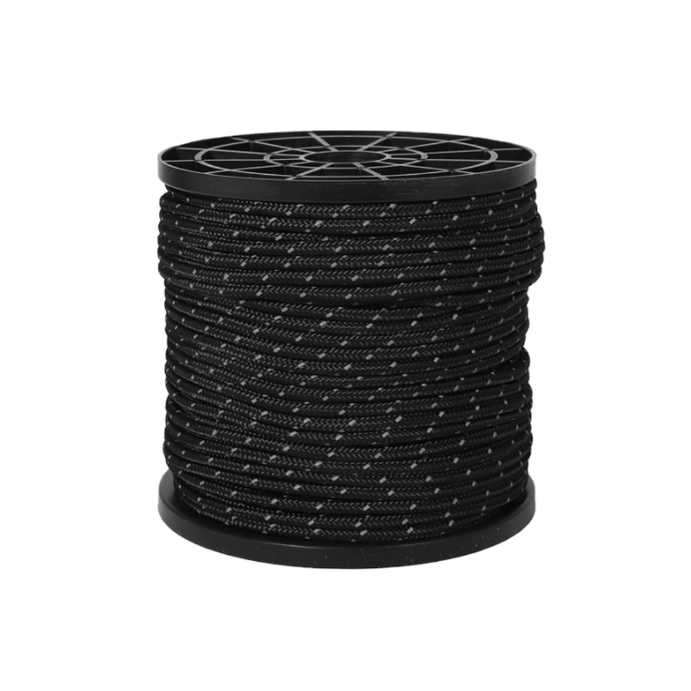 모아이캠핑 텐트 타프 로프 스트링 줄 야광 반사 4mm, 50m, 레드 - 상세 이미지 4
