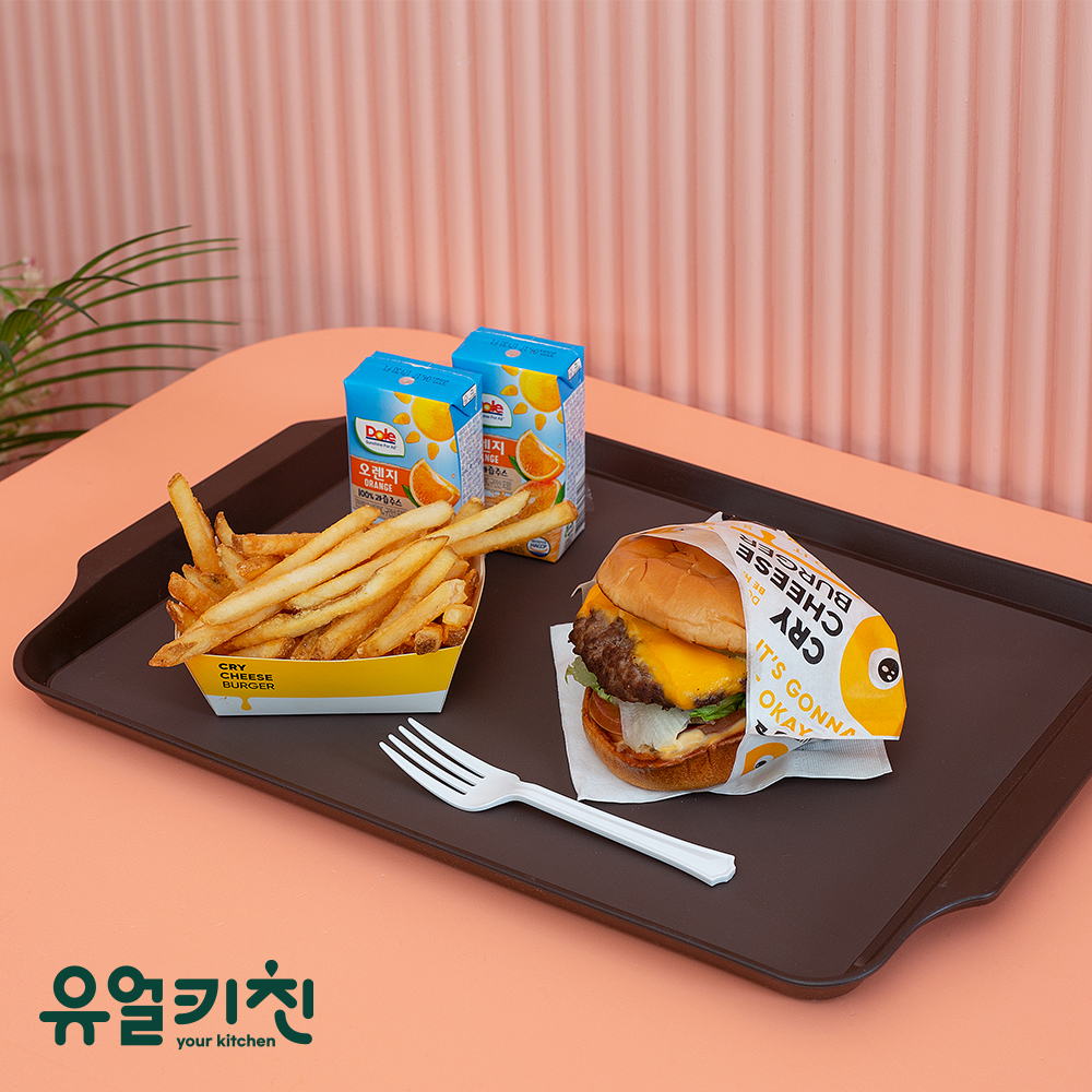 논슬립 패스트푸드 쟁반 카페 트레이 업소용 - 상세 이미지 2