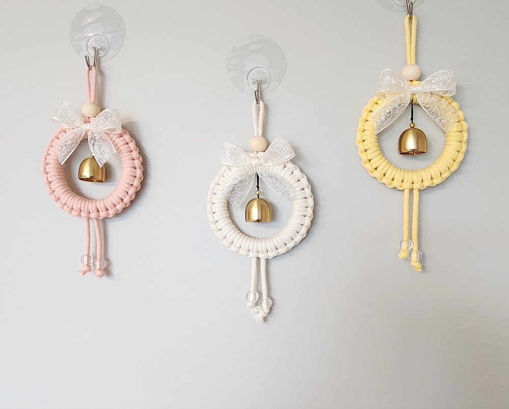 마크라메 현관 도어벨 풍경종 인테리어 문종