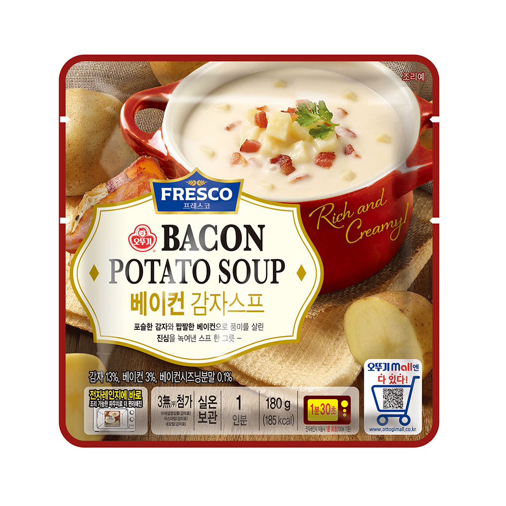오뚜기 프레스코 베이컨감자스프 180g - 메인 이미지