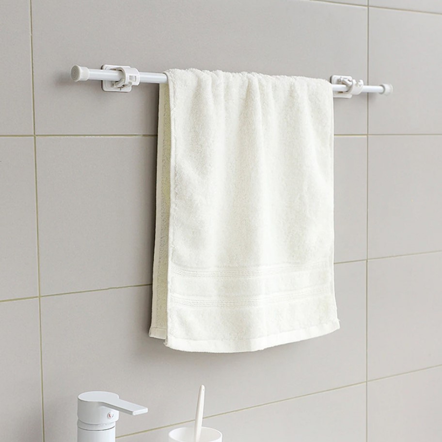 커튼봉 압축봉 미니 브라켓 홀더 30-50cm