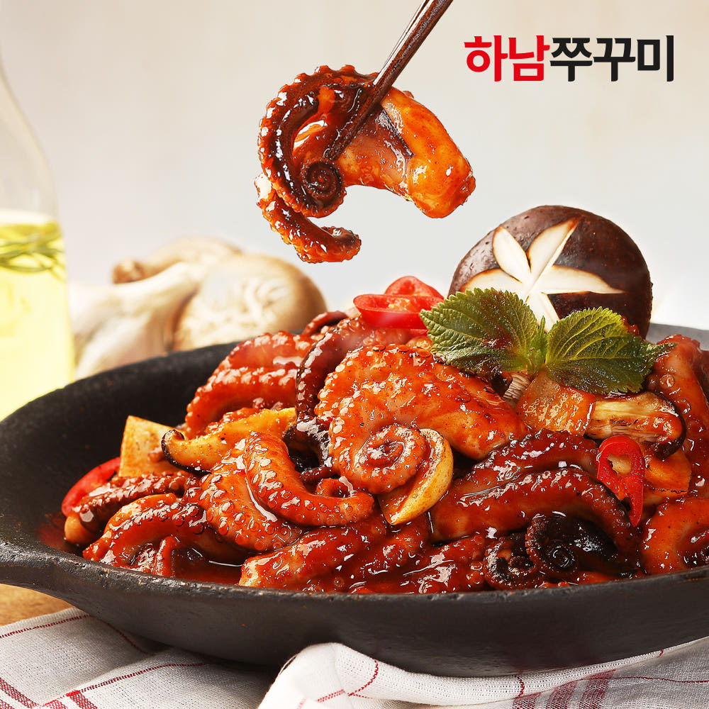하남쭈꾸미(350g/500g) 4팩 또는 하남오징어(300g/420g) 4팩