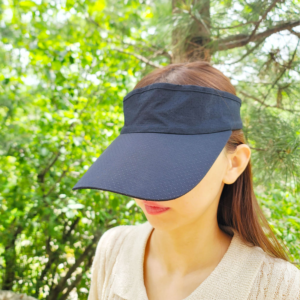 여성 썬캡 모자 자외선차단 여름 테니스 러닝 썬캡 여행용 물놀이 - 상세 이미지 4