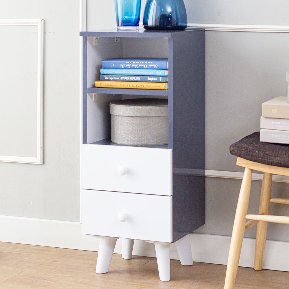 라거 틈새수납장 폭좁은 다용도 거실 주방 미니 수납장 300 4단