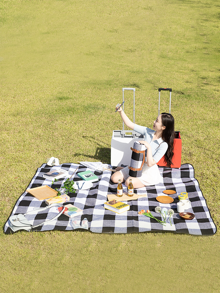 할메이드 감성 피크닉 캠핑 돗자리 매트 대형