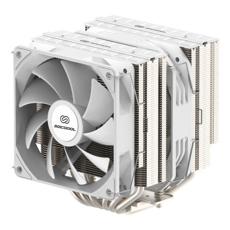 3RSYS Socoool RC1800 LITE 타워형 공랭 CPU 쿨러 (화이트)