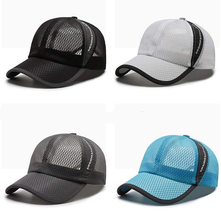 화이트 테니스모자 러닝 달리기 마라톤모자 여름캡모자