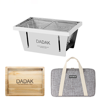 다닥 바베큐그릴 캠핑화로대 숯불 접이식 M