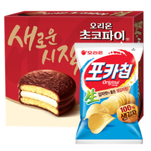 포카칩 오리지널 오리온 초코파이 (66g+468g) [봉지과자 스낵] 맛있게 먹은 솔직 후기 - 상품 이미지 1