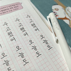글씨교정노트 글씨체 손글씨연습 펜글씨 악필 교본 실사용 후기 | 효과 있을까? - 상품 이미지 2
