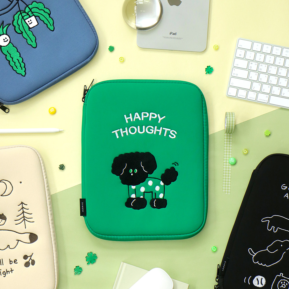 아이코닉 코코 아이패드 파우치 11 (태블릿 갤럭시탭 케이스 가방) Happy