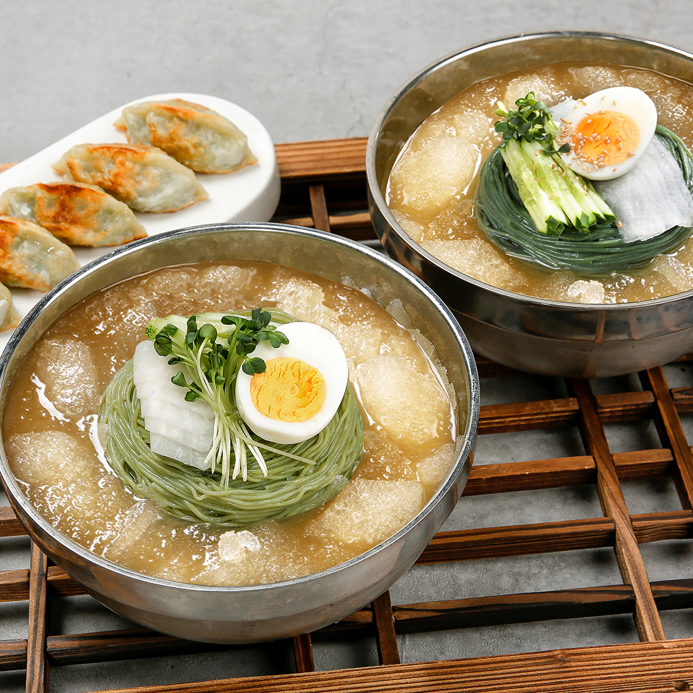 혼합6인분세트 / 산채냉면 / 강원도산나물 / 곰취 곤드레 취나물 / 국산사골 육수