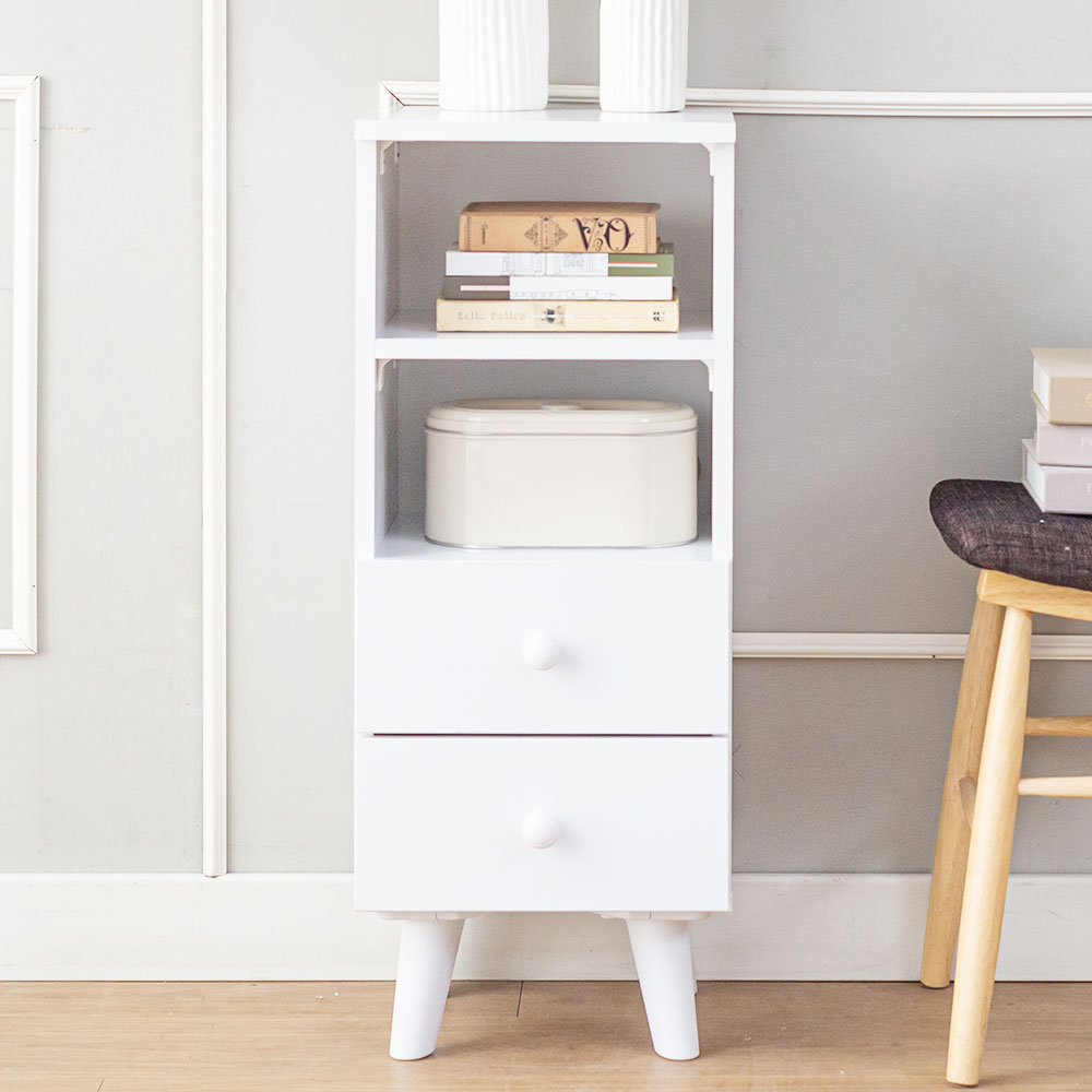 라거 틈새수납장 폭좁은 다용도 거실 주방 미니 수납장 300 4단