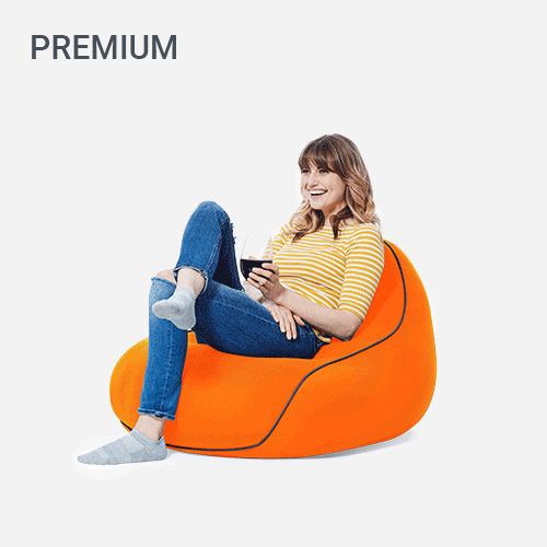 요기보 줄라 라운저 프리미엄 1인용 기능성 빈백 소파 FUBPM118Z