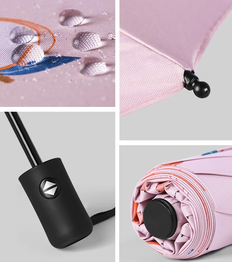 우산 3단 자동우산 노란 노랑 편의점 암막