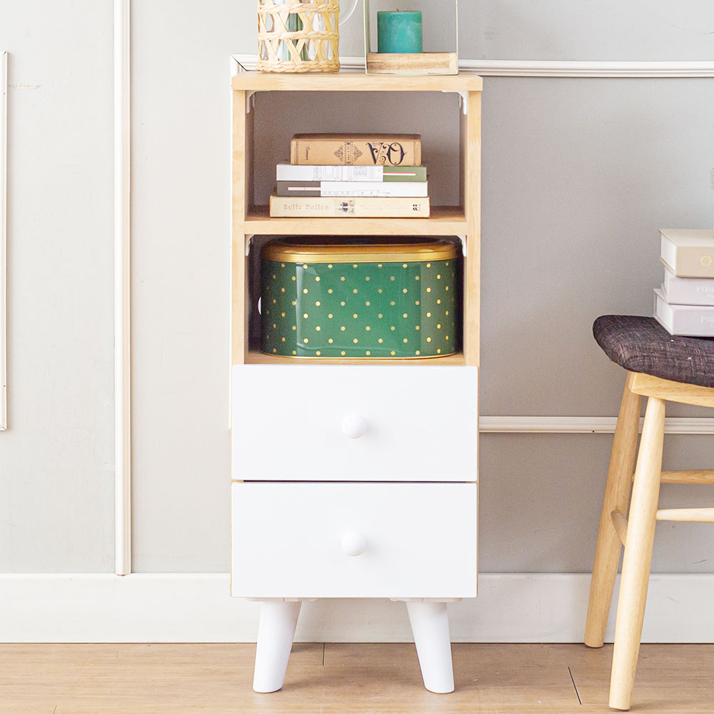 라거 틈새수납장 폭좁은 다용도 거실 주방 미니 수납장 300 4단