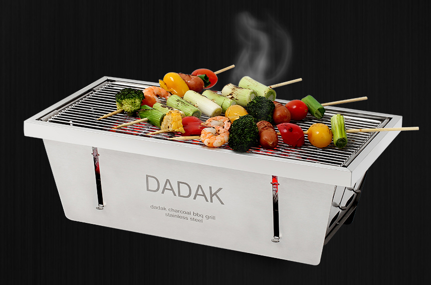 다닥 바베큐그릴 캠핑화로대 숯불 접이식 M