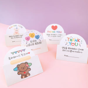 생일 축하 스티커 어린이집 답례품 고마워 답례 땡큐 감사 원형 스티커 실사용 후기 | 효과 있을까? - 상품 이미지 2
