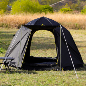 스페이스 원터치 텐트 그늘막 감성 피크닉 나들이 플라이 아이보리 중형 운동러 솔직 후기 | 실사용 리뷰 - 상품 이미지 3