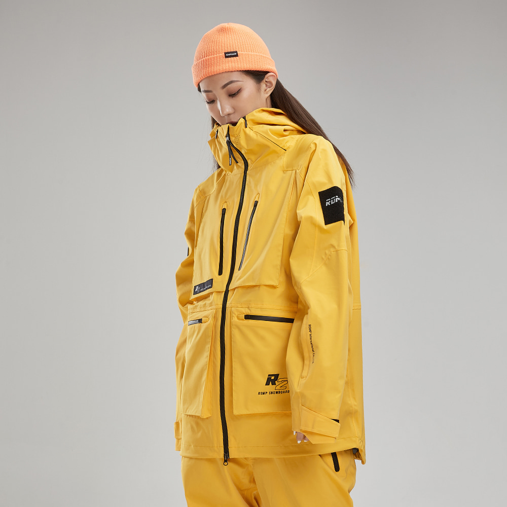 TH R2 BASIC JACKET (YELLOW) : 롬프보드복