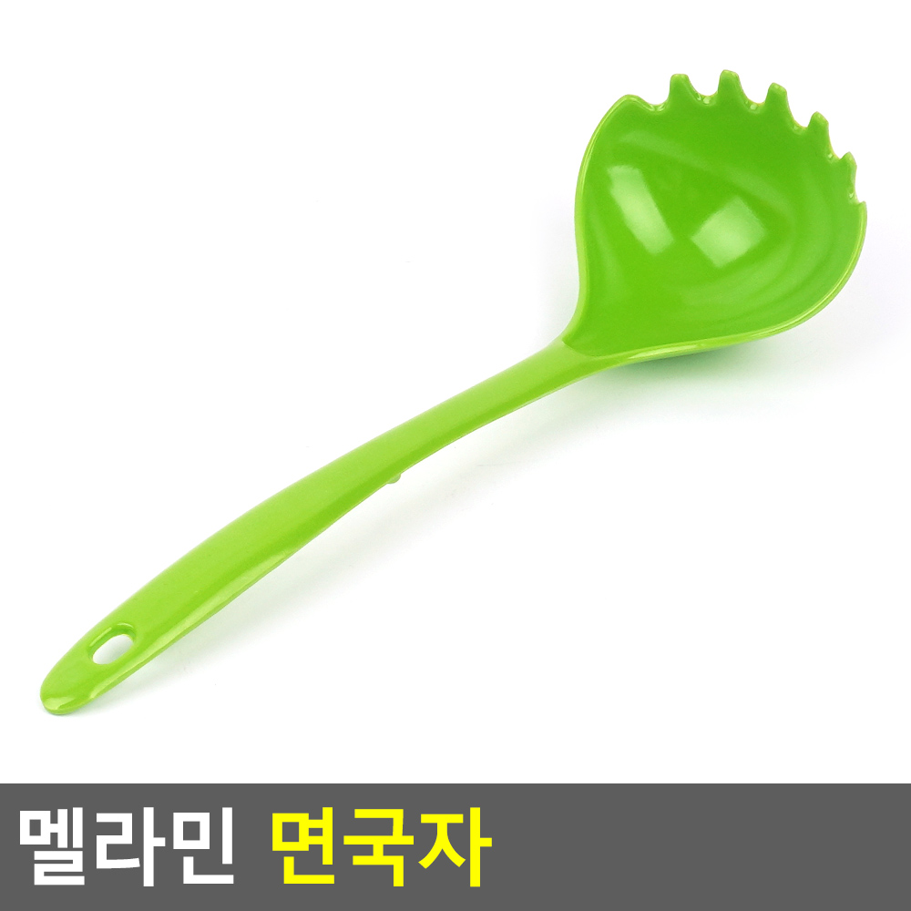 톱니국자 플라스틱 서빙 면 라면 국수 국자 - 상세 이미지 4