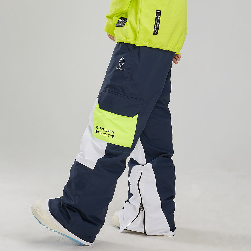 TH FLAT PANTS (NAVY) : 롬프보드복