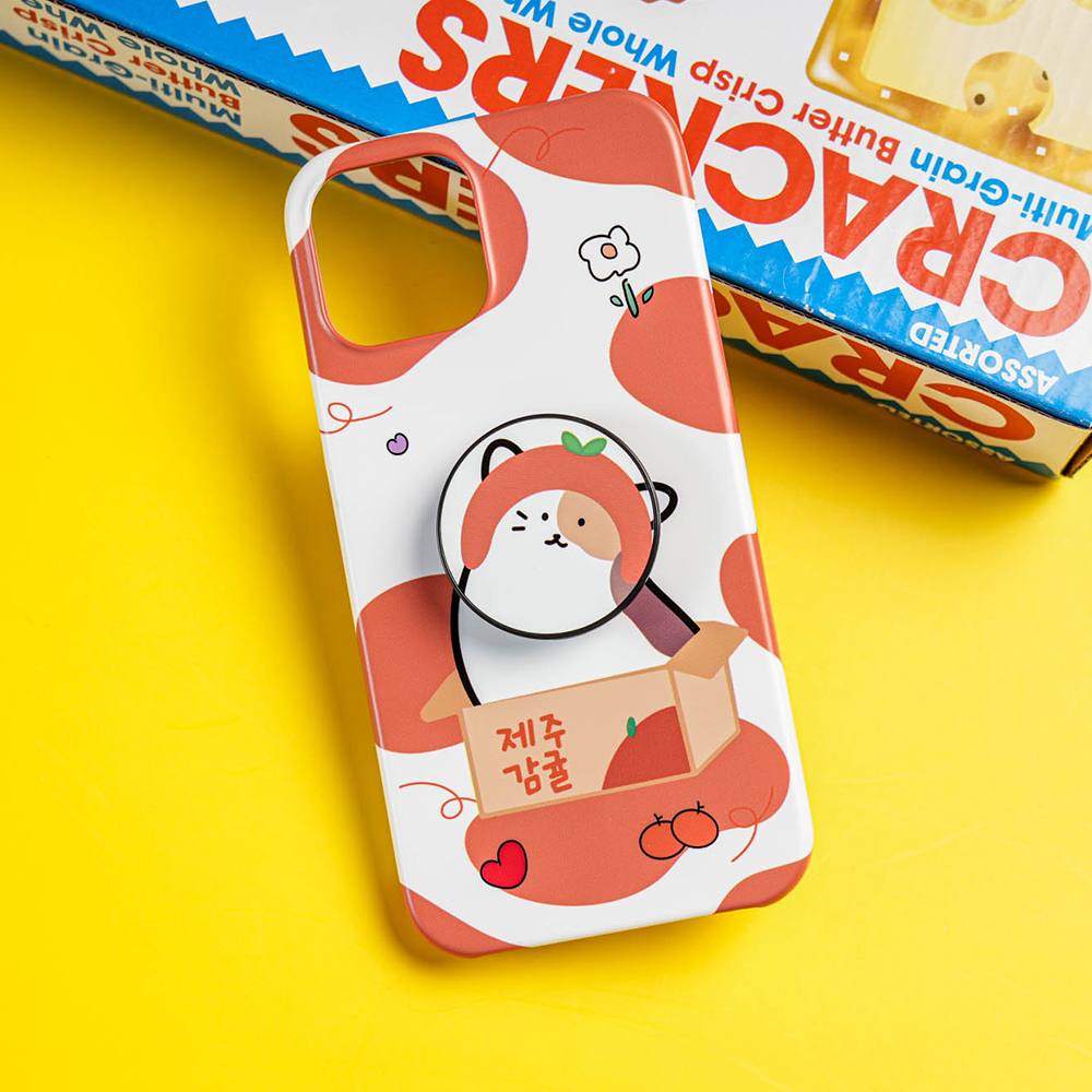 갤럭시 노트20 케이스 젤리 그립 톡홀더 스마트톡 세트 파스텔 베이지 - 상세 이미지 4