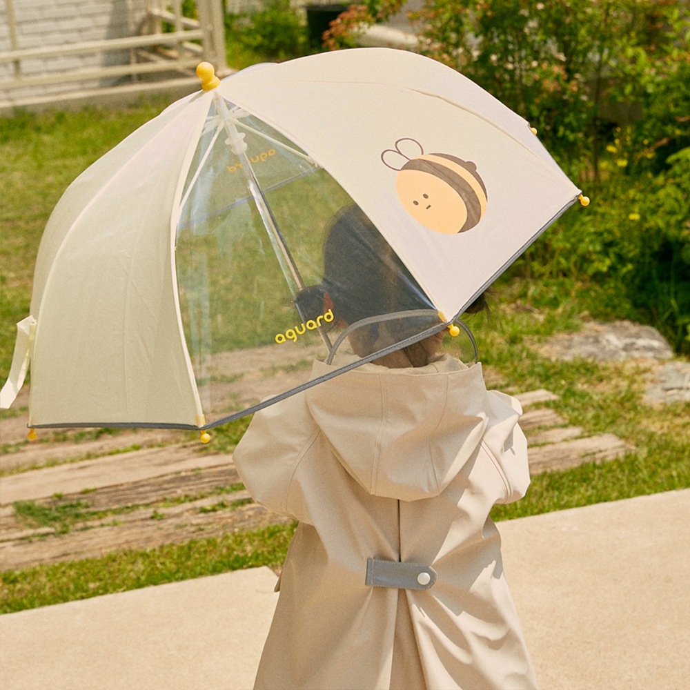 아가드 베베 비비 유아 투명 안전 우산 아기 어린이 투명우산
