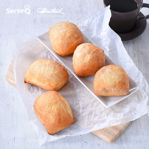 히스탕 미니 치아바타롤 35g 40개입 바게트생지 샌드위치빵 브런치빵 - 상품 이미지