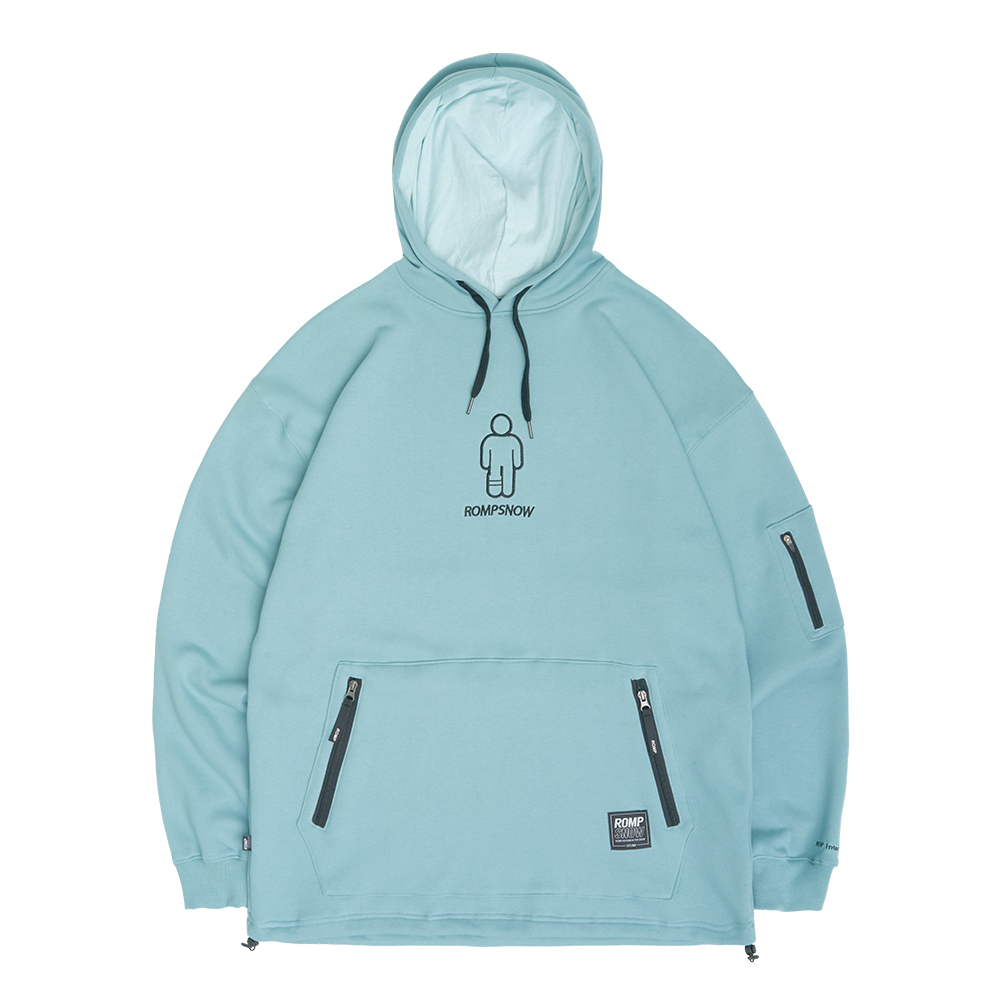 TH LOGO HOODIE (MINT) : 롬프보드복