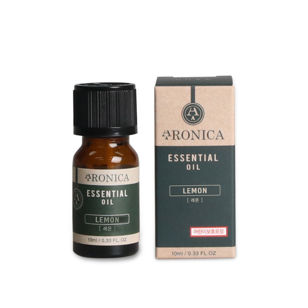 프리미엄 싱글 에센셜오일 레몬 10ml 아로마오일 원액 아로마테라피 디퓨저용 마사지 입욕제 - 상품 이미지