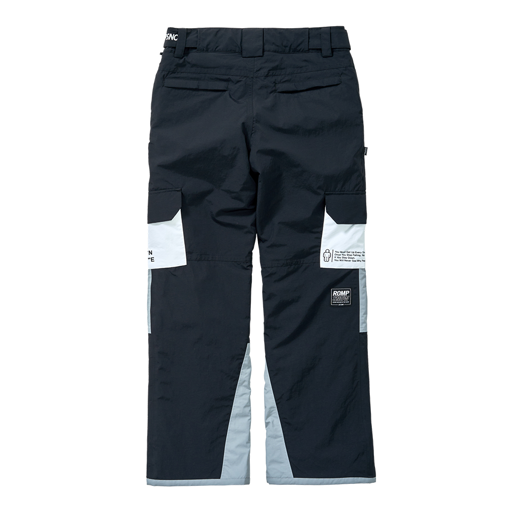 TH FLAT PANTS (BLACK) : 롬프보드복