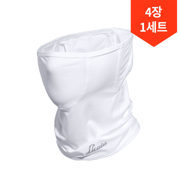 4장1세트/ 리카타 브리즈핏 여름 냉감 메쉬 귀걸이형 마스크 얼굴햇빛가리개 D33301 - 상세 이미지 2