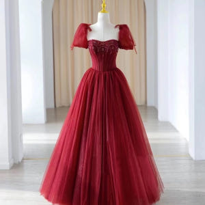 스냅촬영드레스 연회 2부 이브닝 셀프웨딩레드드레스 착용 후기 | 사이즈/핏 총정리 - 상품 이미지 1