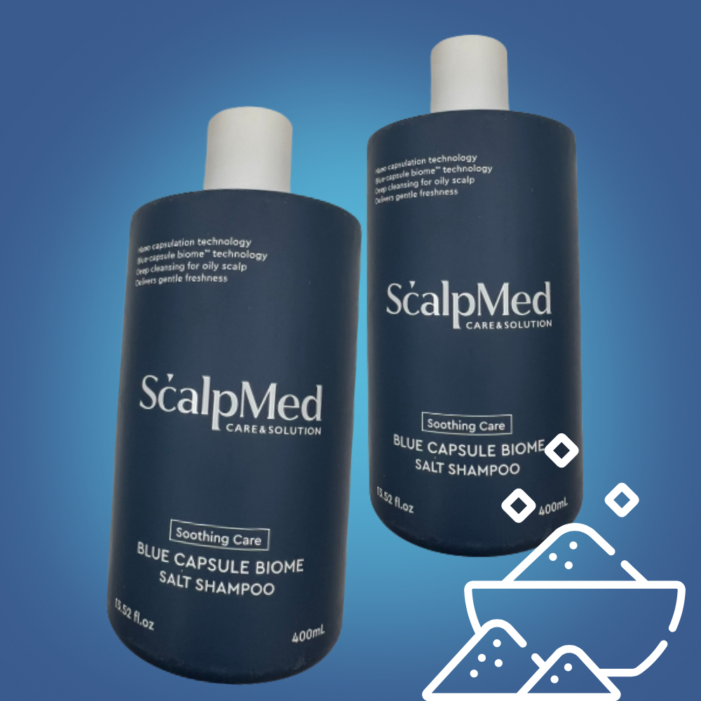 스칼프메드 블루캡슐 솔트 샴푸 400ml 2개 두피 각질 : 시스뜨라
