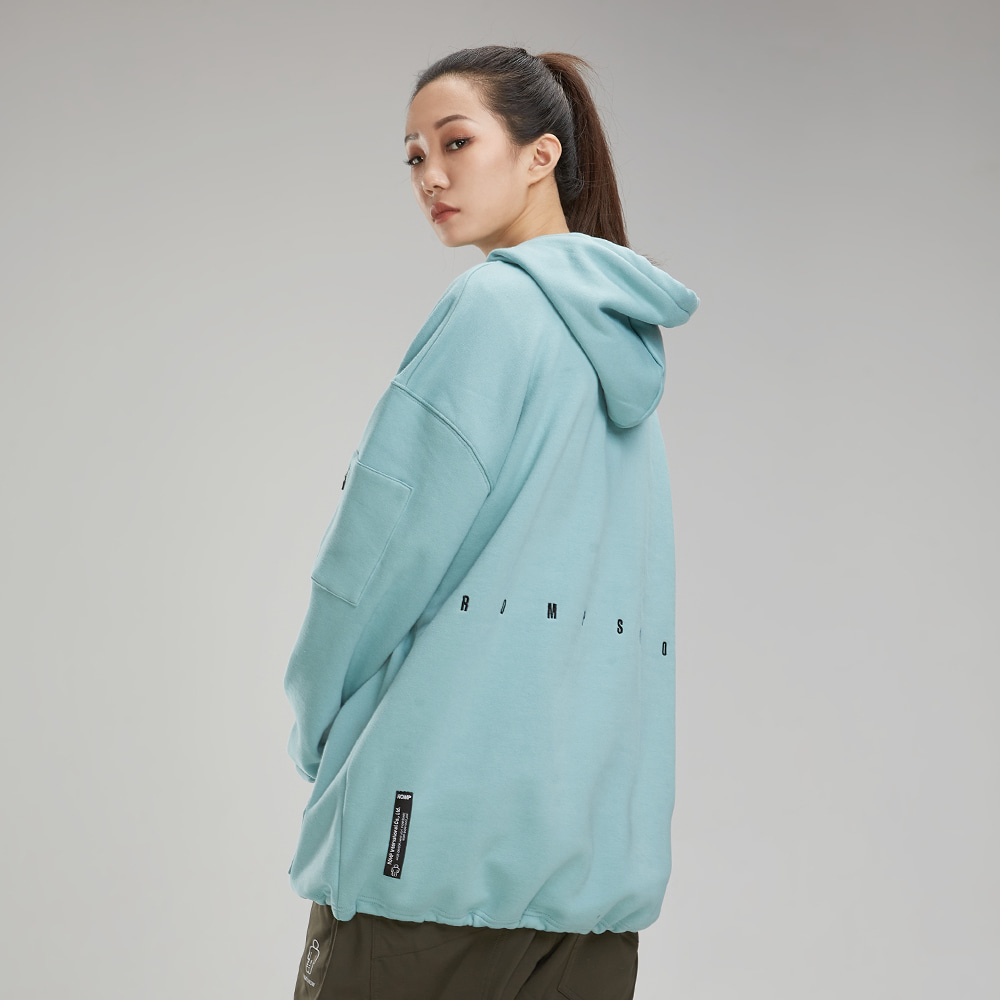 TH LOGO HOODIE (MINT) : 롬프보드복