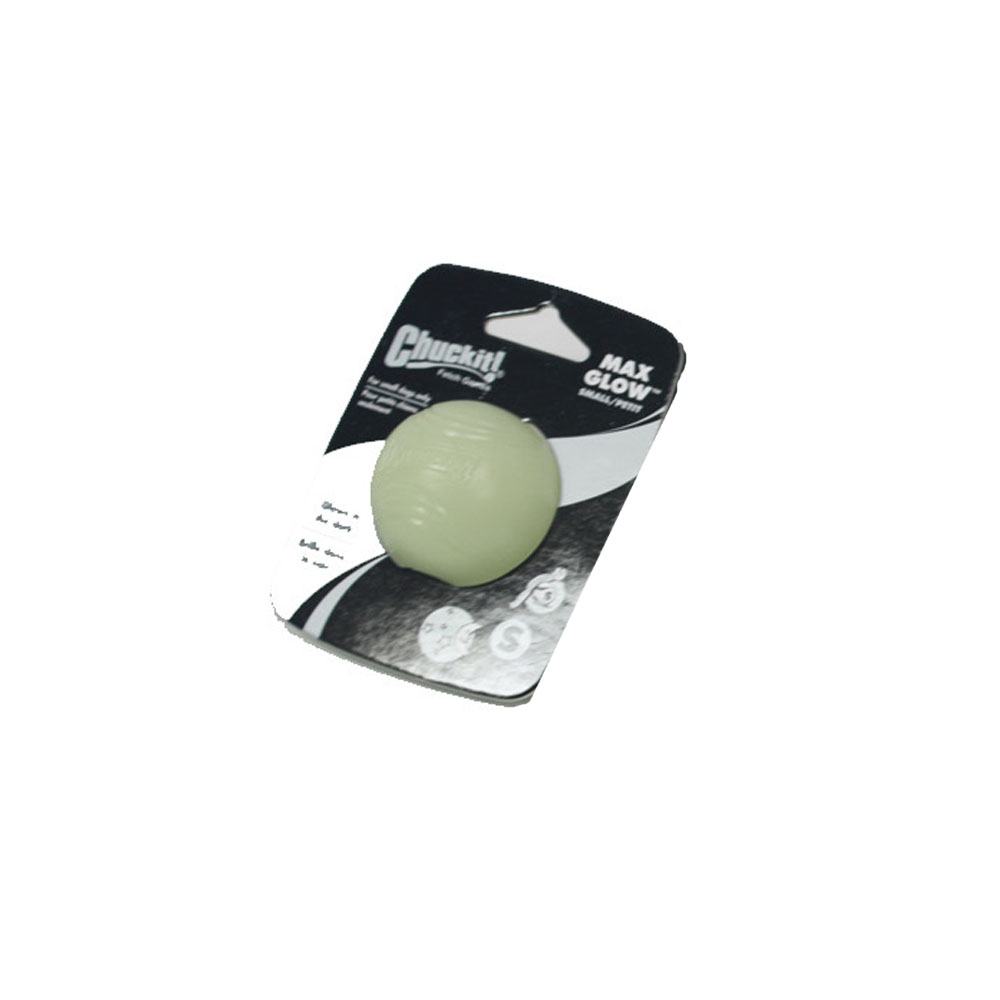 척잇 맥스 글로우볼 스몰싸이즈 1개 야광 강아지 애견장난감 공놀이 공던지기 Chuckit [I]