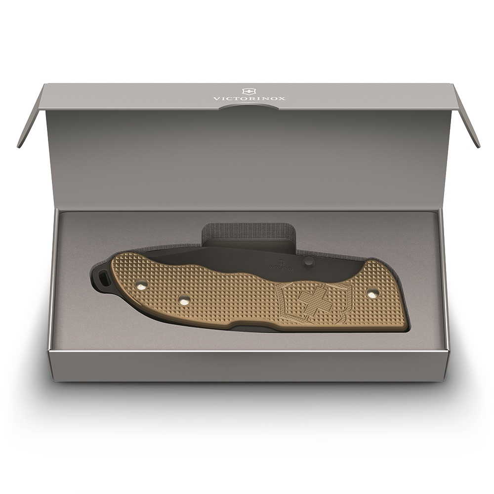 빅토리녹스 에보크 BS 알록스 97mm 베이지 캠핑용 접이식 폴딩 나이프 칼 0.9415.DS249