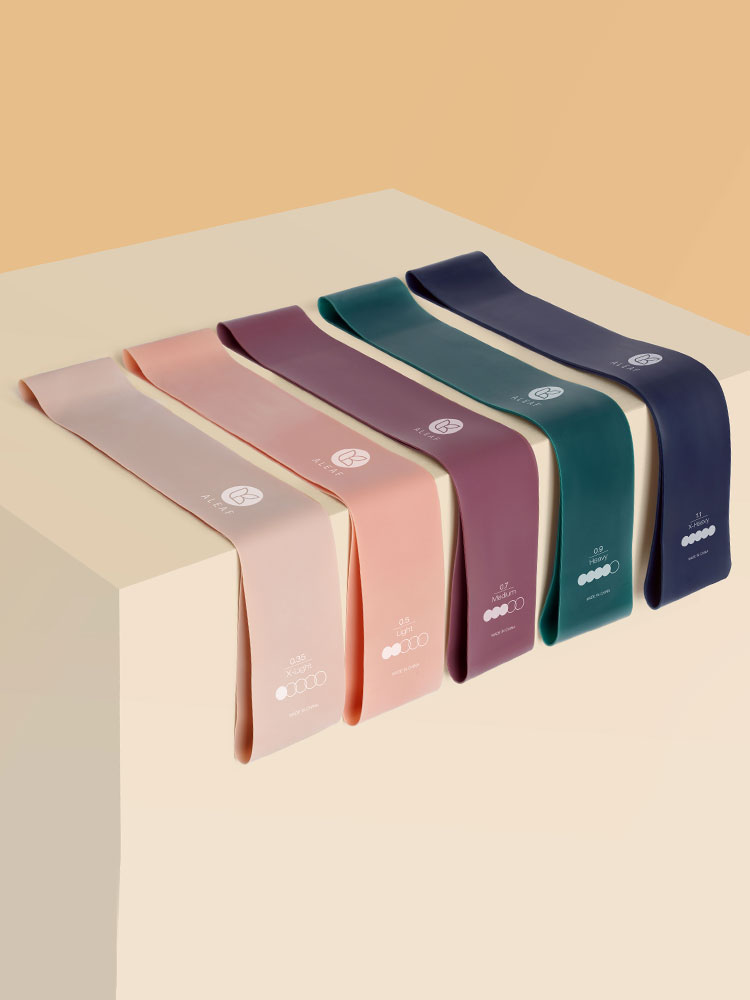 아리프 라텍스 루프 밴드 5종 세트 스쿼트 힙업 고무