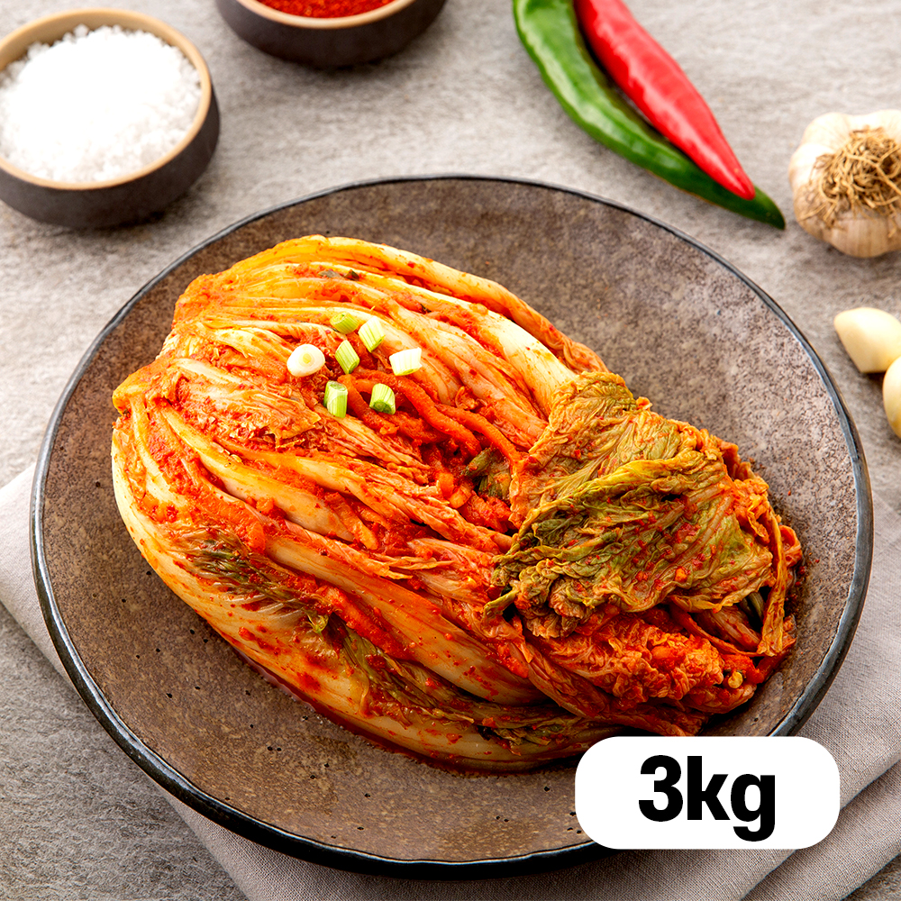 참가득 갓 담근 생김치 3kg 국내산 (서울,경상도,전라도) 배추김치 포기김치 주문