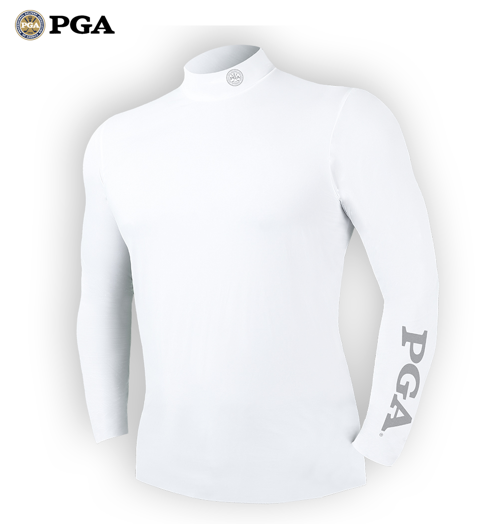 PGA 남성용 목폴라 베이스레이어 PGAM-60 기능성 등산 냉감 쿨 스포츠 등산 러닝 피트니스 - 상세 이미지 3