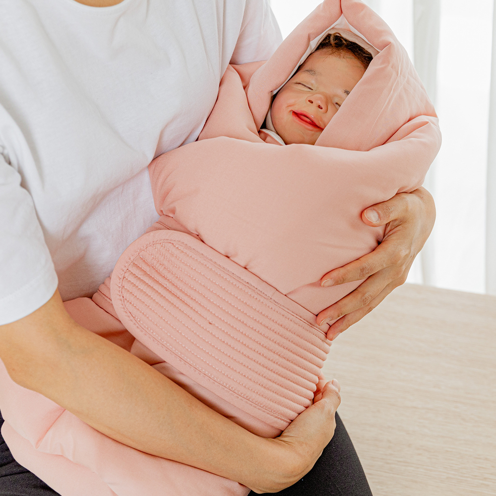 캥거루루 신생아 겉싸개 세트 이불 모로반사 스트랩 겸용 아기 출산선물