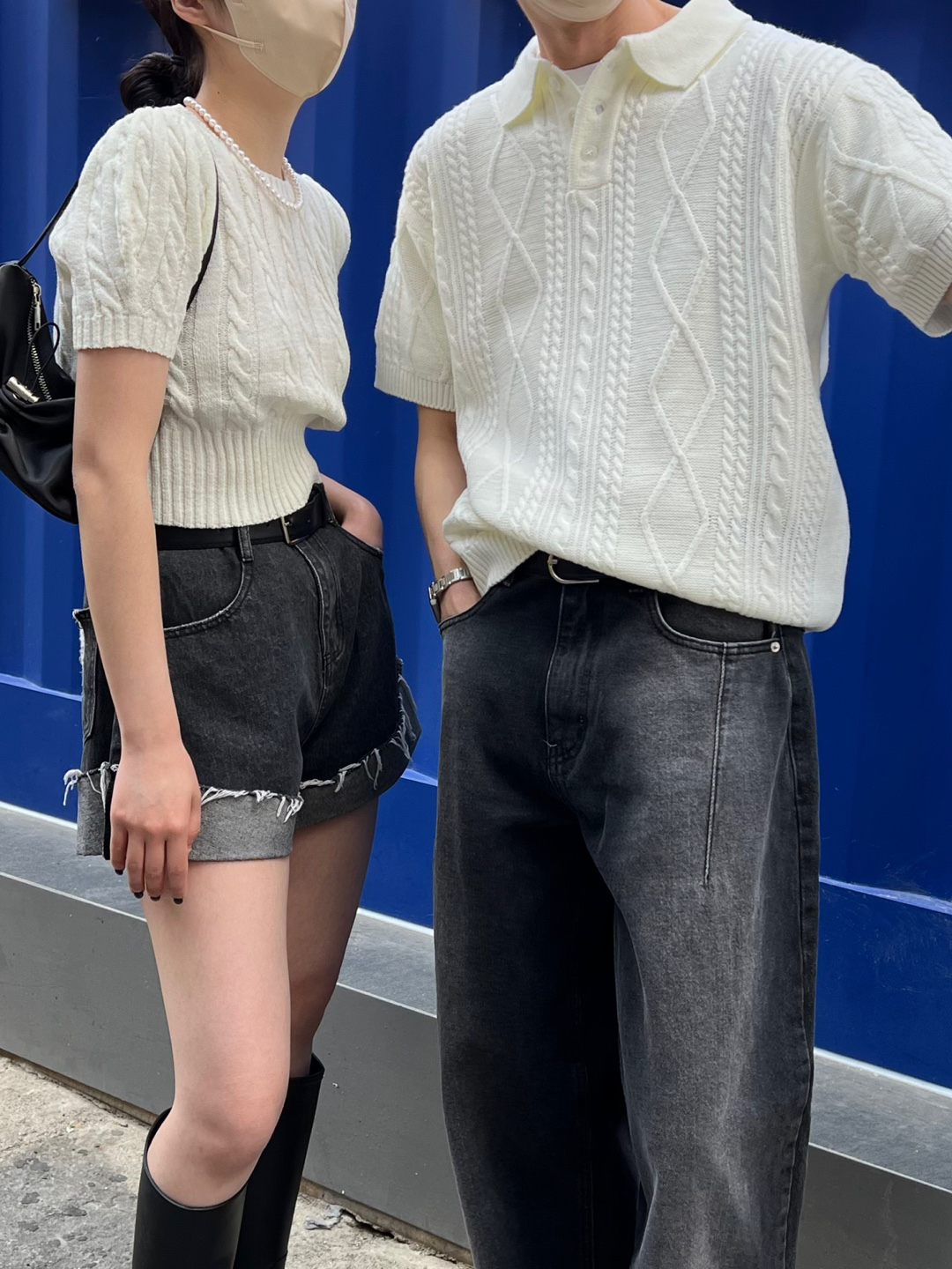 [unisex] 꽈배기 니트 커플시밀러룩 상세 이미지 17