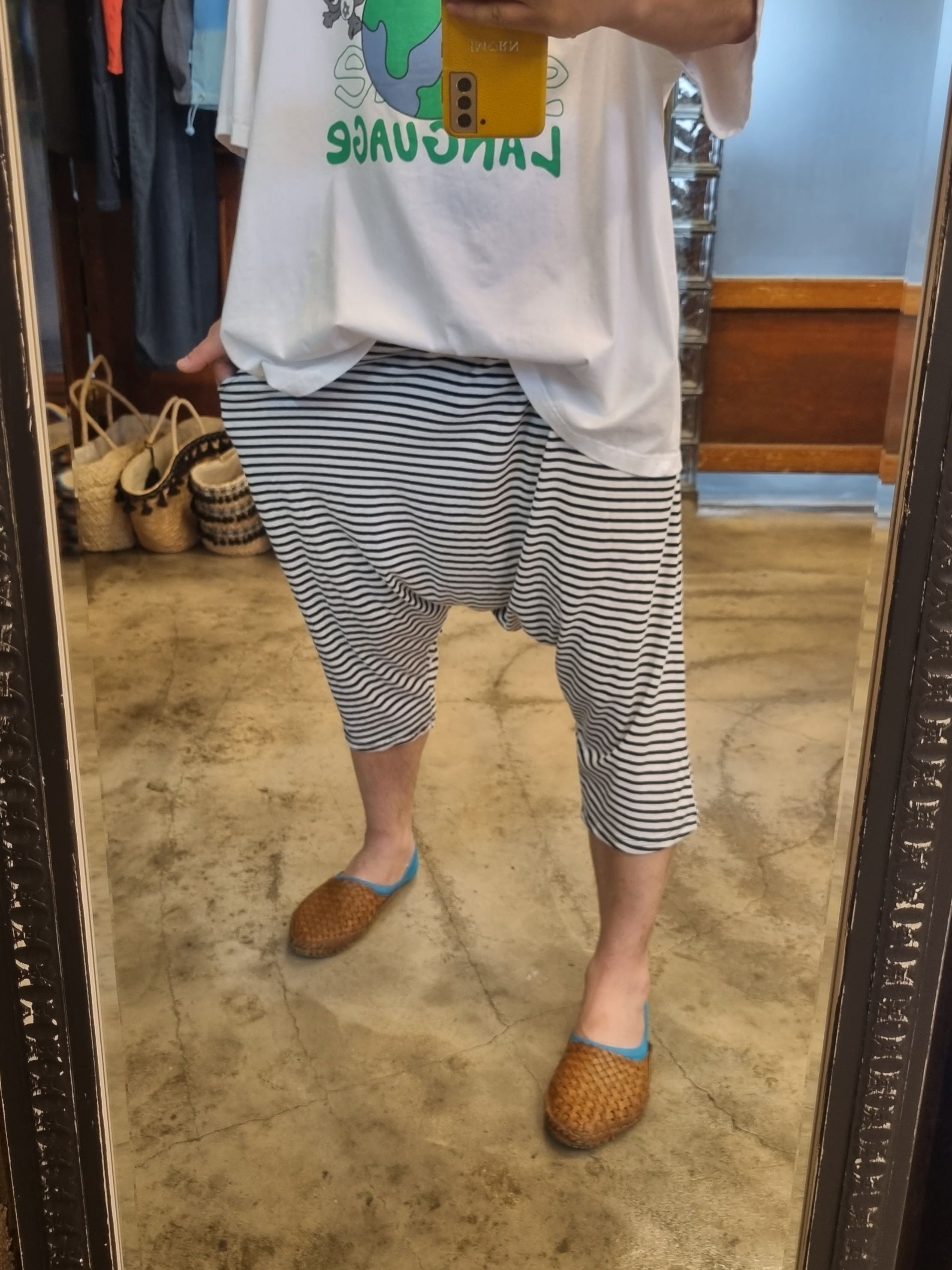 (무배)망고땡 여름 스판 배기바지 - 상세 이미지 2