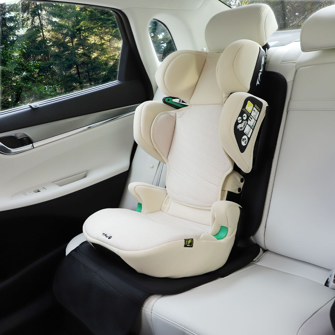 [누비앤타보] TAVO 휴대용카시트 아이컴팩트카시트 i-size 유럽검증 카시트 베이지+보관가방