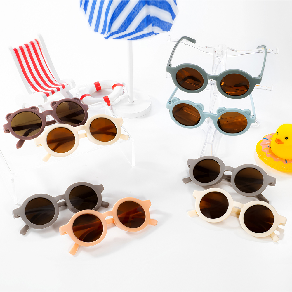 키저스 곰돌이 동글이 유아 선글라스 케이스 5종 세트 아기 키즈 어린이 선물
